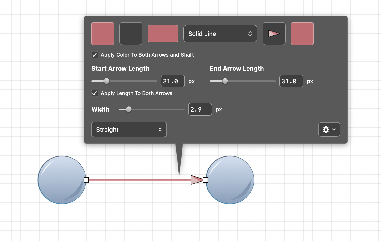 Punte di freccia colorate